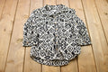 Vintage 1990s Croft & Barrow Aztec All Over Print T-Shirt / Graphic / 80s / 90s / Streetwear / Retro Style / Zebra Print Shirt