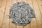 Vintage 1990s Croft & Barrow Aztec All Over Print T-Shirt / Graphic / 80s / 90s / Streetwear / Retro Style / Zebra Print Shirt