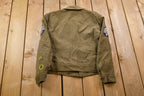 Vintage 1980s Military Wool Field Jacket