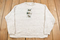Vintage 1990s Woodland Embroidered Knit Crewneck Sweater