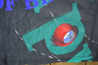 Vintage 1992 Budweiser Billiards Pool All Over Print Graphic T-Shirt Men's Large