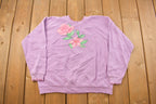 Vintage 1990s Cute Flower Crewneck Sweater