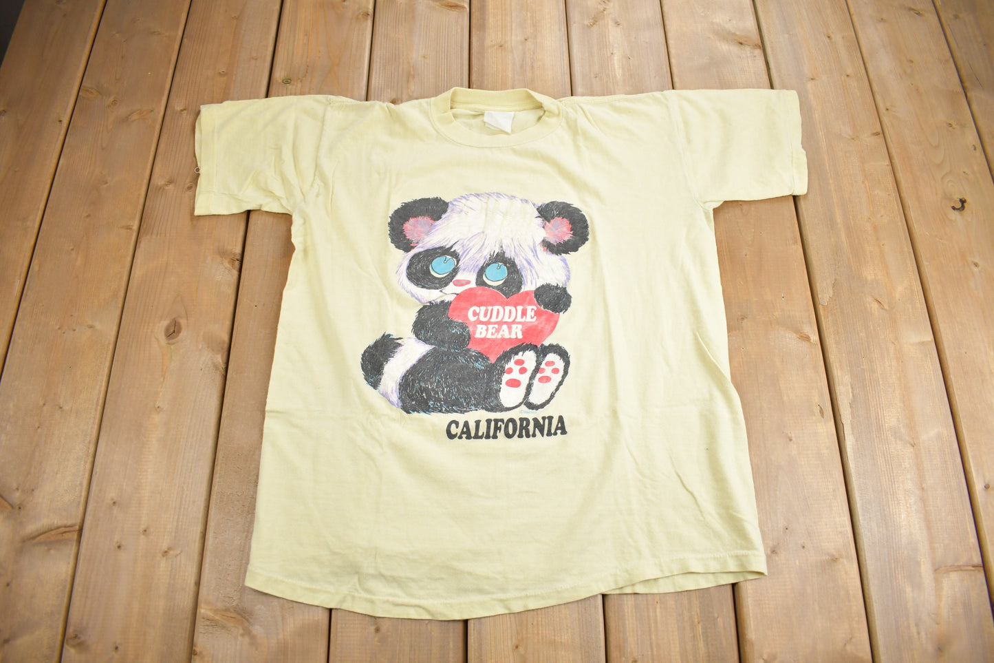 Vintage 1980s California Cuddle Bear Graphic T Shirt / Vintage T Shirt / Streetwear / Graphic Tee / Single Stitch / Made In USA