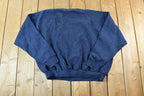 Vintage 1990s FOTL Blank Navy Crewneck Sweatshirt