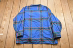 Vintage 1990s Plaid Flannel Button Up Shirt