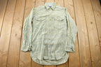 Vintage 1970s Pendleton Plaid Button Up Board Shirt