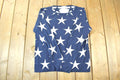 Vintage 1990s Appleseed's Petites Womens Star All Over Print Crewneck