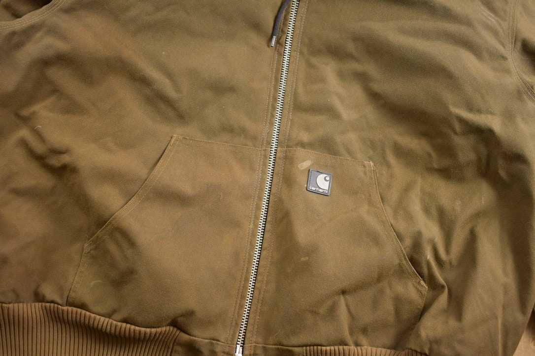 Vintage 1990s Carhartt Hooded Work Jacket