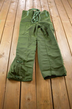 Vintage 1986 Army Green Overalls Size Medium