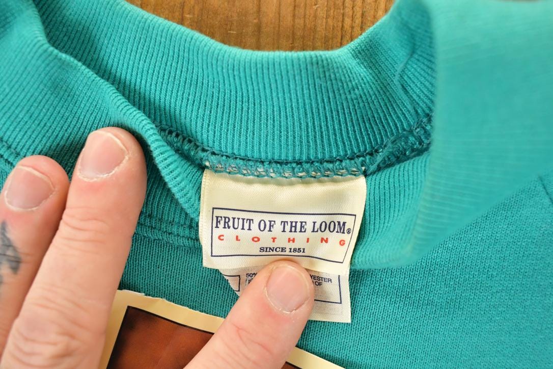 Vintage 1990s Deadstock FOTL Crewneck Sweatshirt Men's L