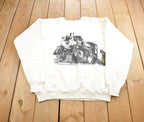 Vintage 1990s Choo Choo Train Crewneck Sweatshirt Made In USA