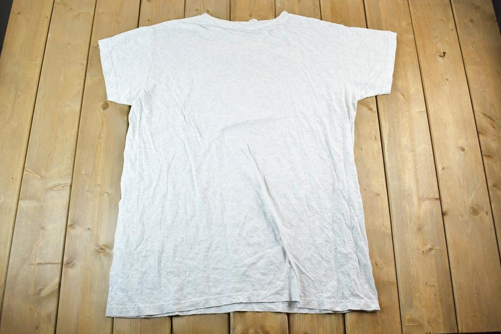 Vintage 1990s Mickey Mouse Bedtime Basics Disney Cartoon Promo T-Shirt