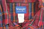 Vintage 1990s Wrangler Plaid Button Up Shirt
