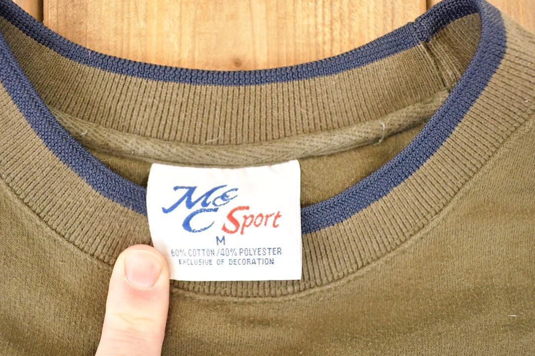 Vintage 1990s Get A Grip Embroidered Golf Crewneck Sweatshirt Men's L
