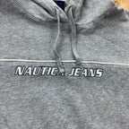 Vintage 1990s Nautica Jeans Embroidered Logo Hoodie