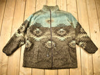 Vintage 1990s Cabela's Outerwear Aztec Fleece Sweater