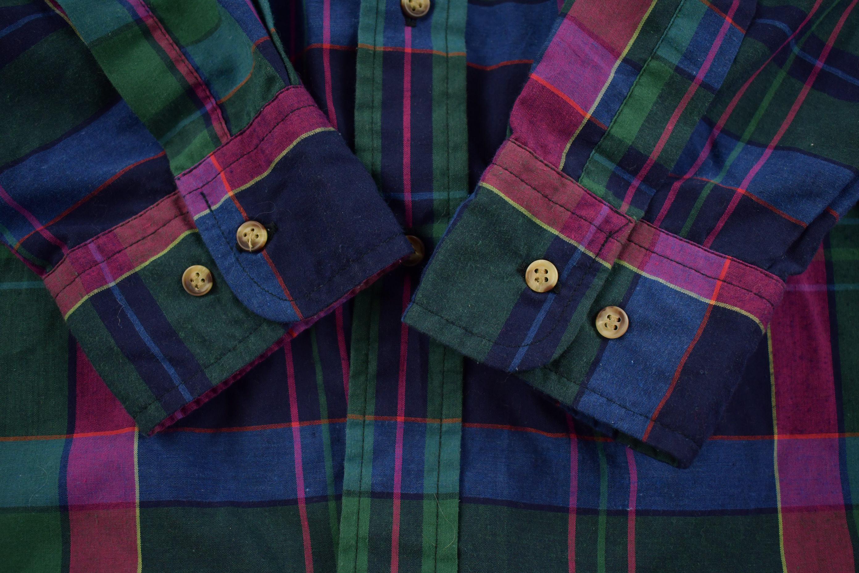 Vintage 1990s Sir William Plaid Button Up Flannel Shirt