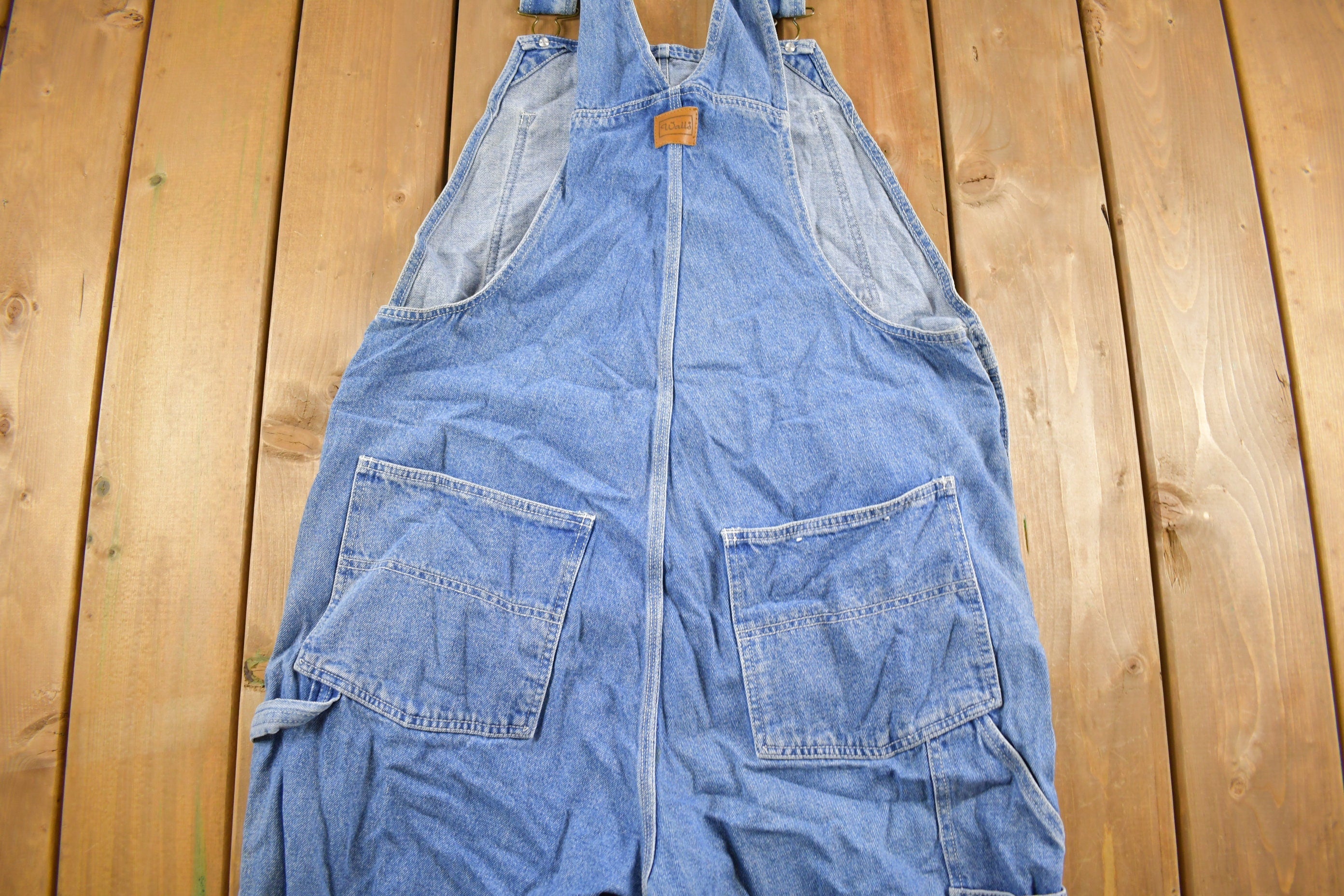 Vintage 1990s Walls Denim Jean Overalls Size 40 x 28