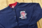 Vintage 90's Mailbox Embroidered Cardigan Sweater