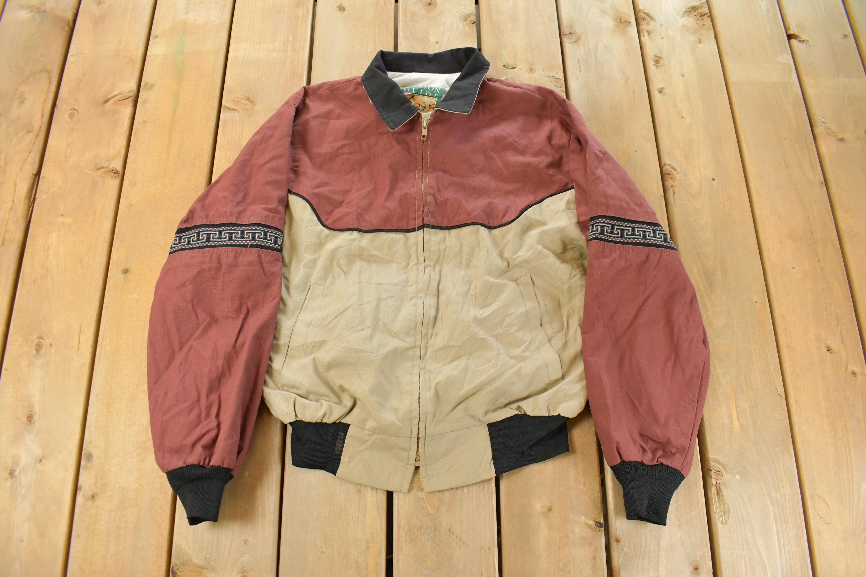 Vintage 1980s Canyon Guide Aztec Jacket Men's Medium
