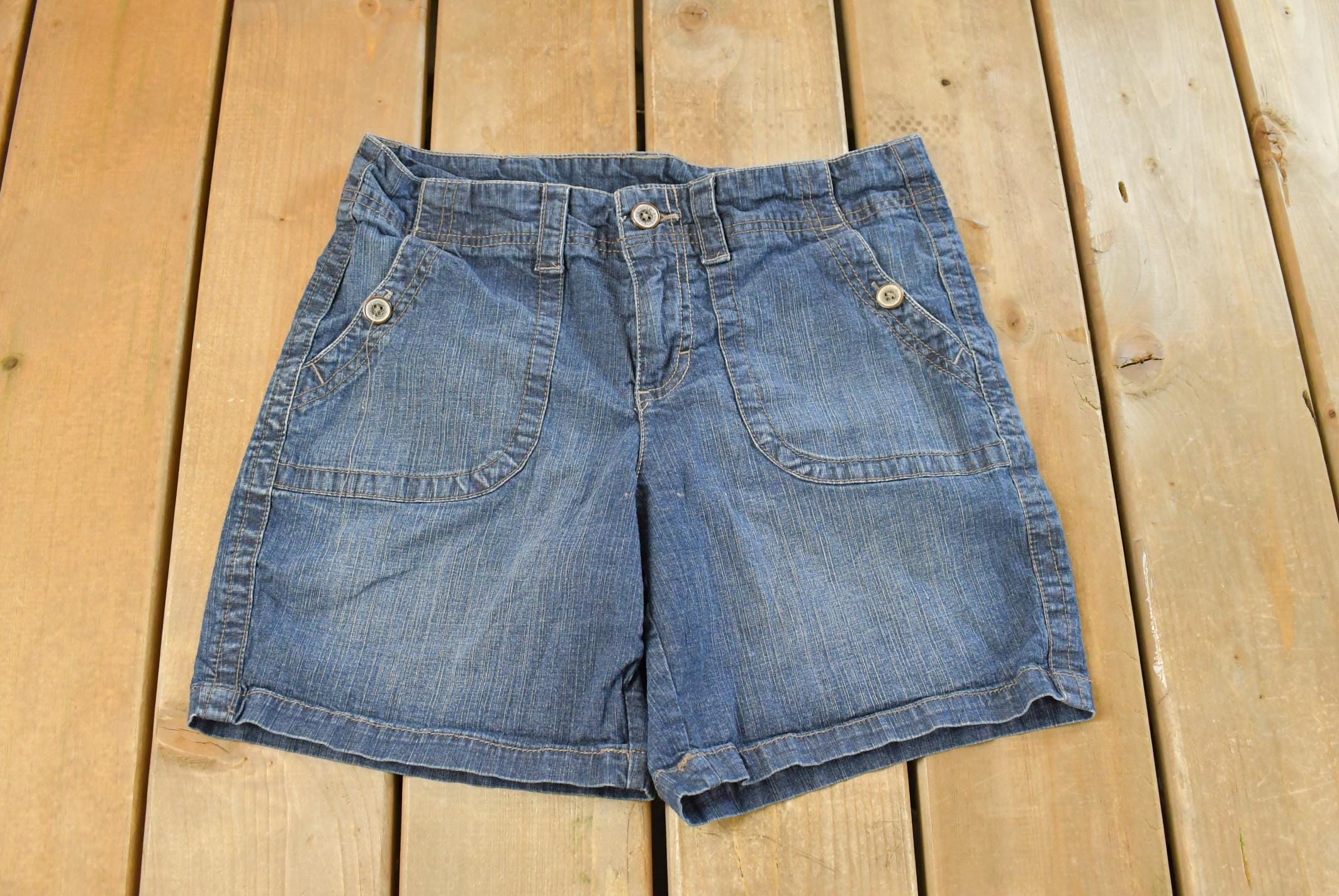 Vintage Y2K Route 66 Denim Jean Shorts Women's 30