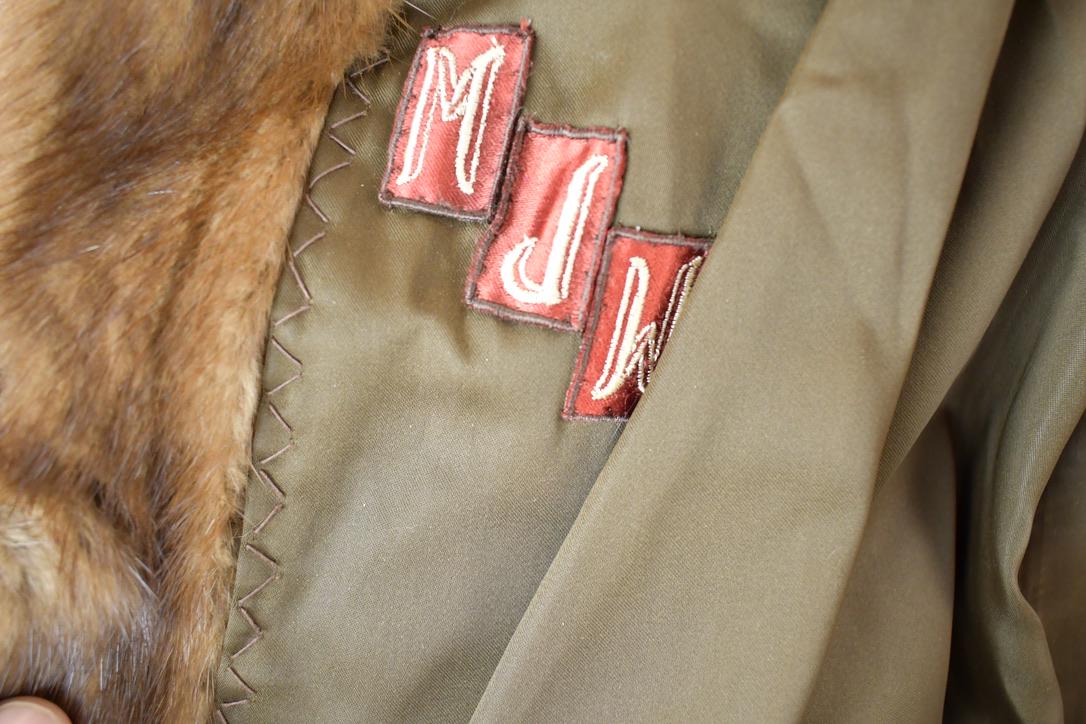 Vintage 1970s Full Length Chestnut Mink Fur Coat Made In USA