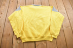Vintage 1990s Expressions Yellow Quarter Zip Sweatshirt