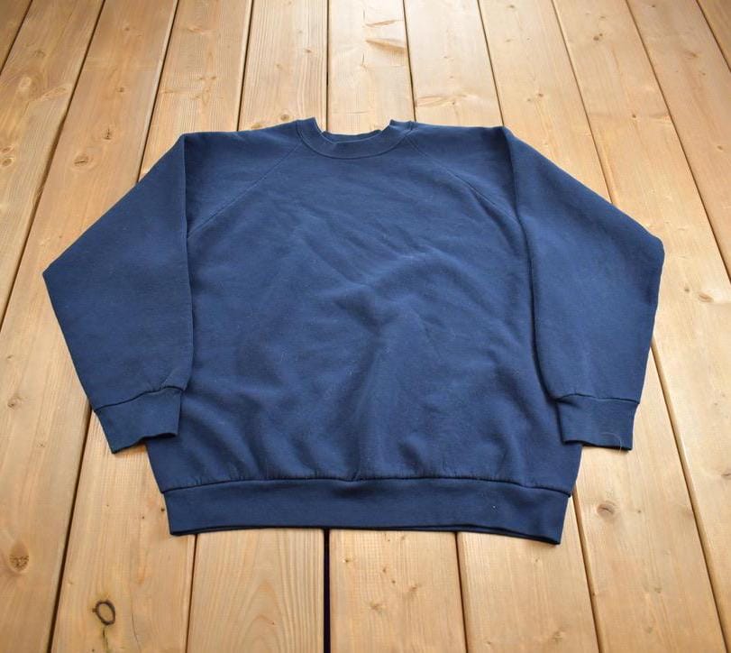 Vintage 1990s Blank Fruit Of The Loom Crewneck Sweatshirt Made In USA