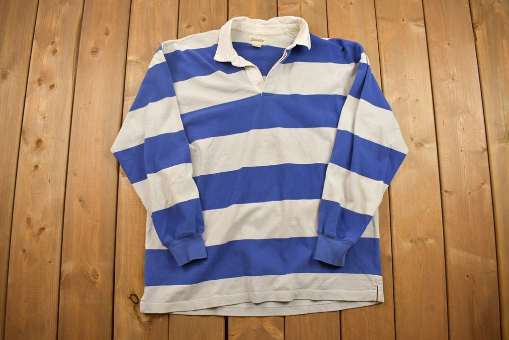 Vintage 1990s St Johns Bay Striped Long Sleeve Sweatshirt