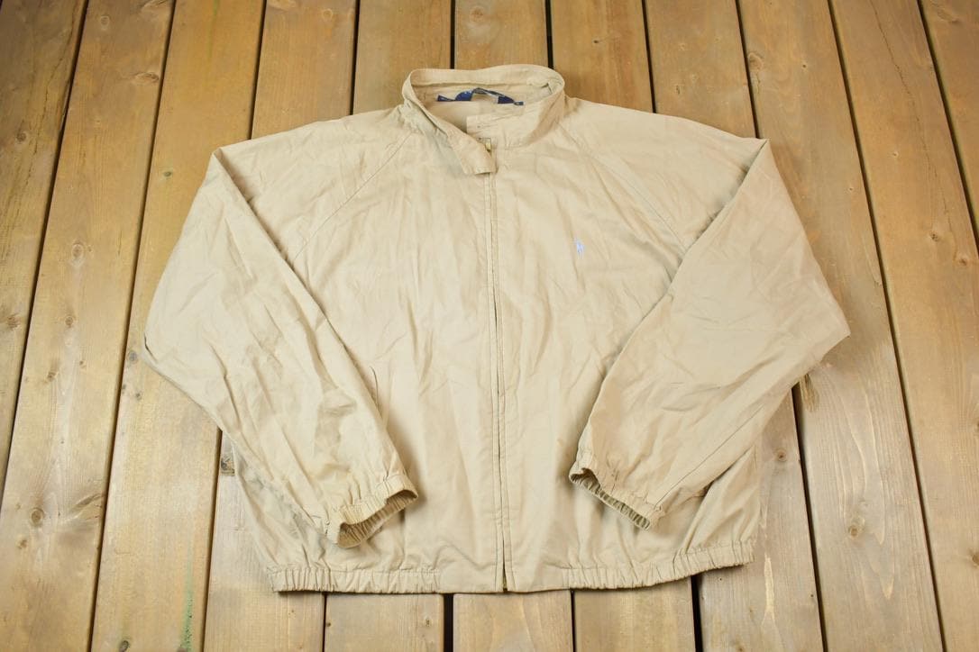 Vintage 1990s Polo By Ralph Lauren Windbreaker Style Jacket