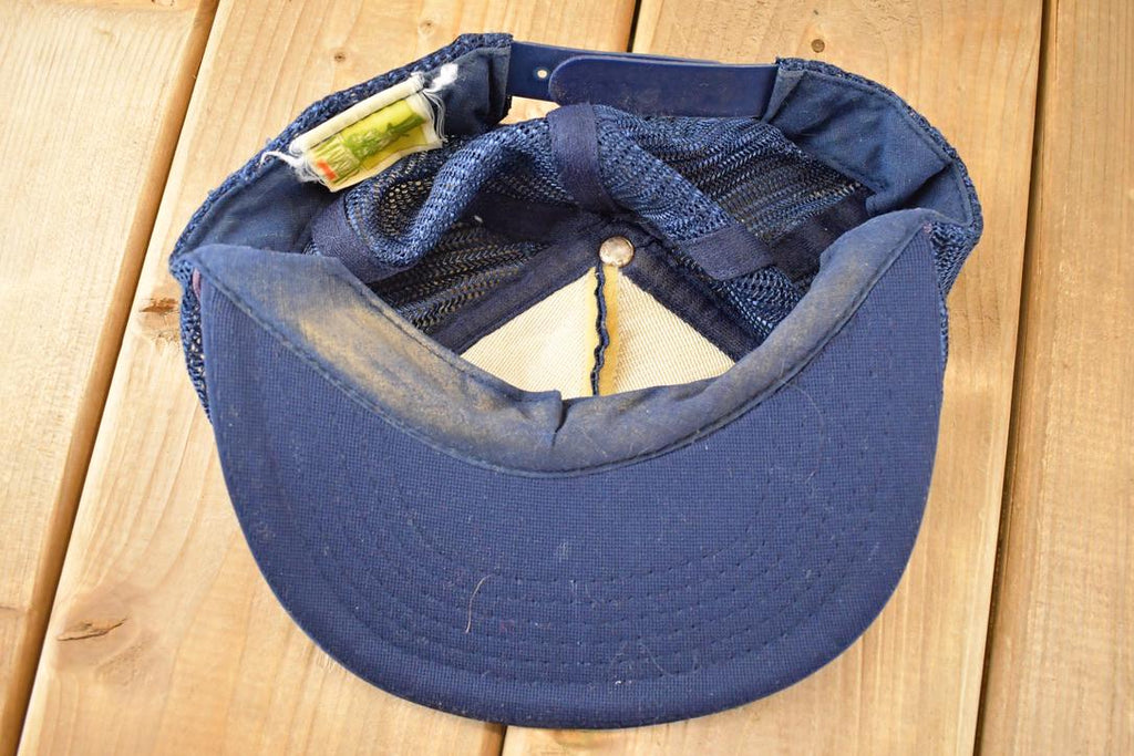 Vintage 1989 West Virginia Fiesta Bowl Inland Material Handling Snapback Hat /