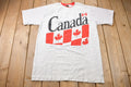 Vintage 1990s Canada Multiple Flags Graphic T-Shirt