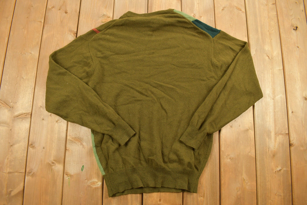 Vintage 1990s Abstract Knitted Crewneck Sweater