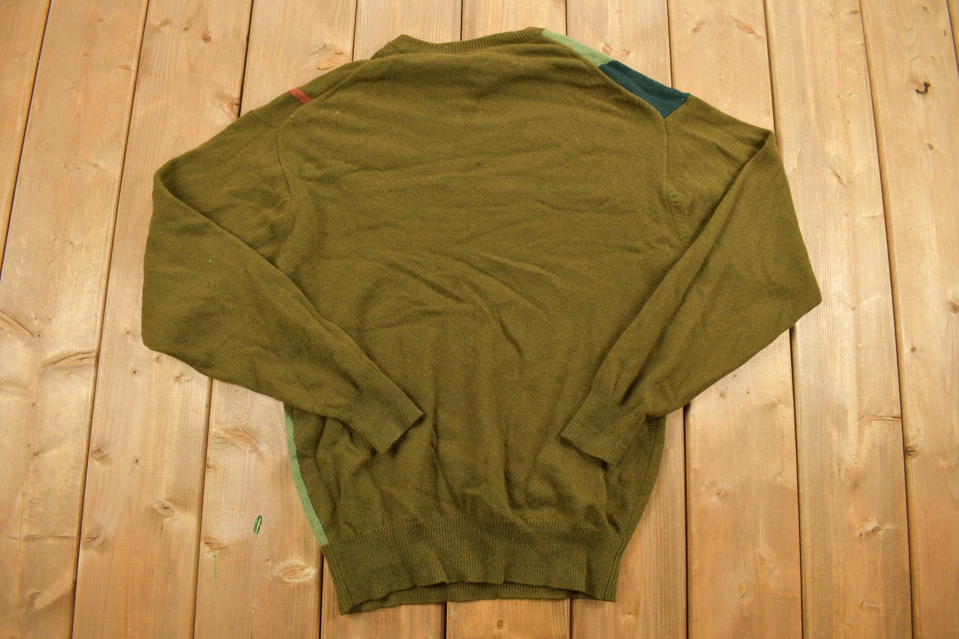 Vintage 1990s Abstract Knitted Crewneck Sweater