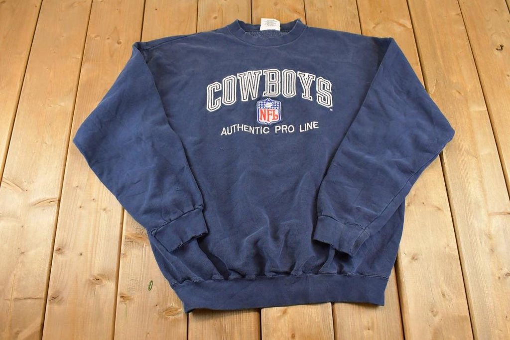 Vintage 1990s Logo Athletic Dallas Cowboys Crewneck Sweatshirt Men's L / 90s NFL Football / Sportswear / Gridiron / Super Bowl