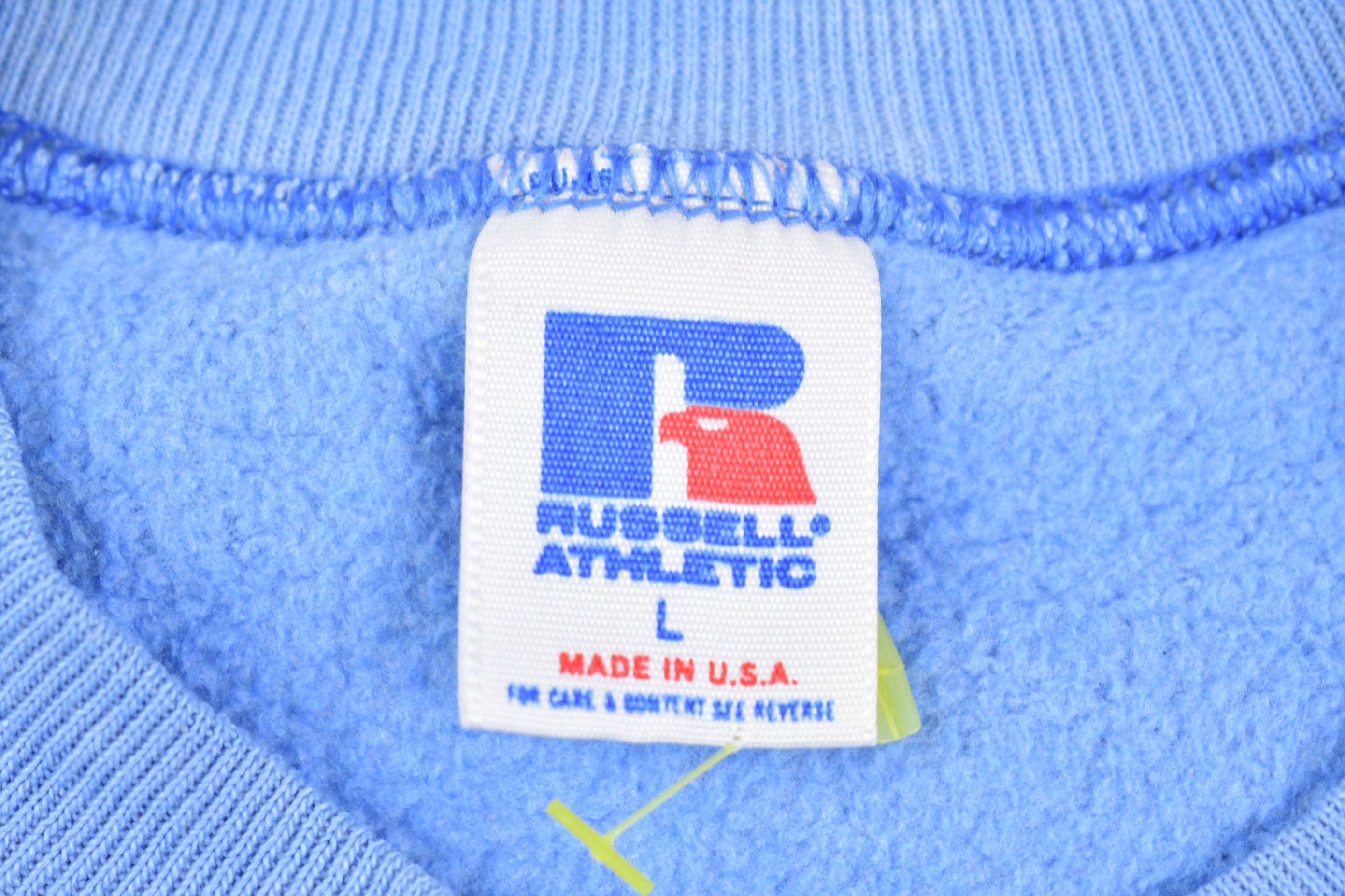 Vintage 1990s Russell Athletics Blank Blue Crewneck Sweatshirt