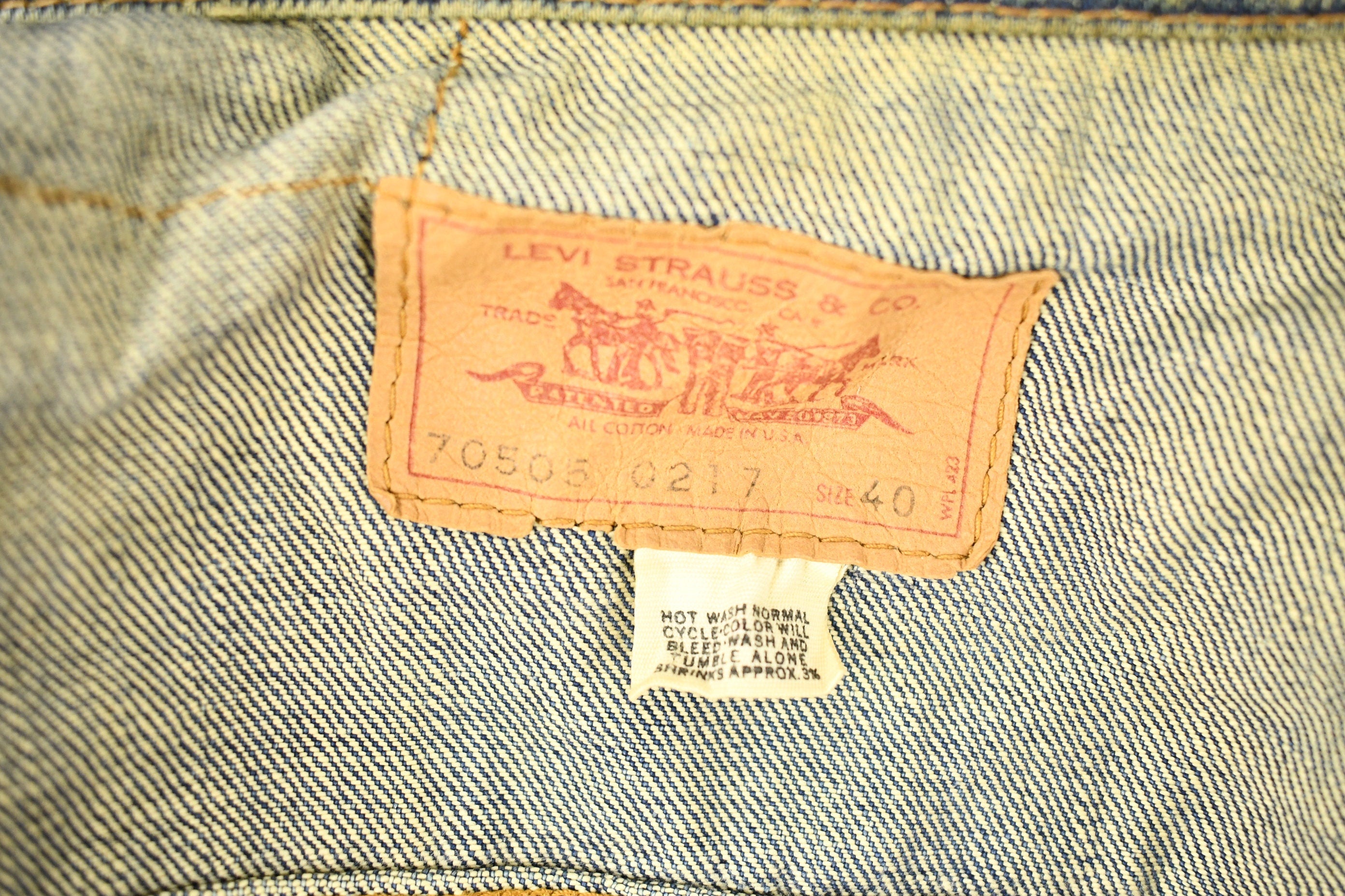 Vintage 1990s Levi's Red Tab Denim Jean Jacket