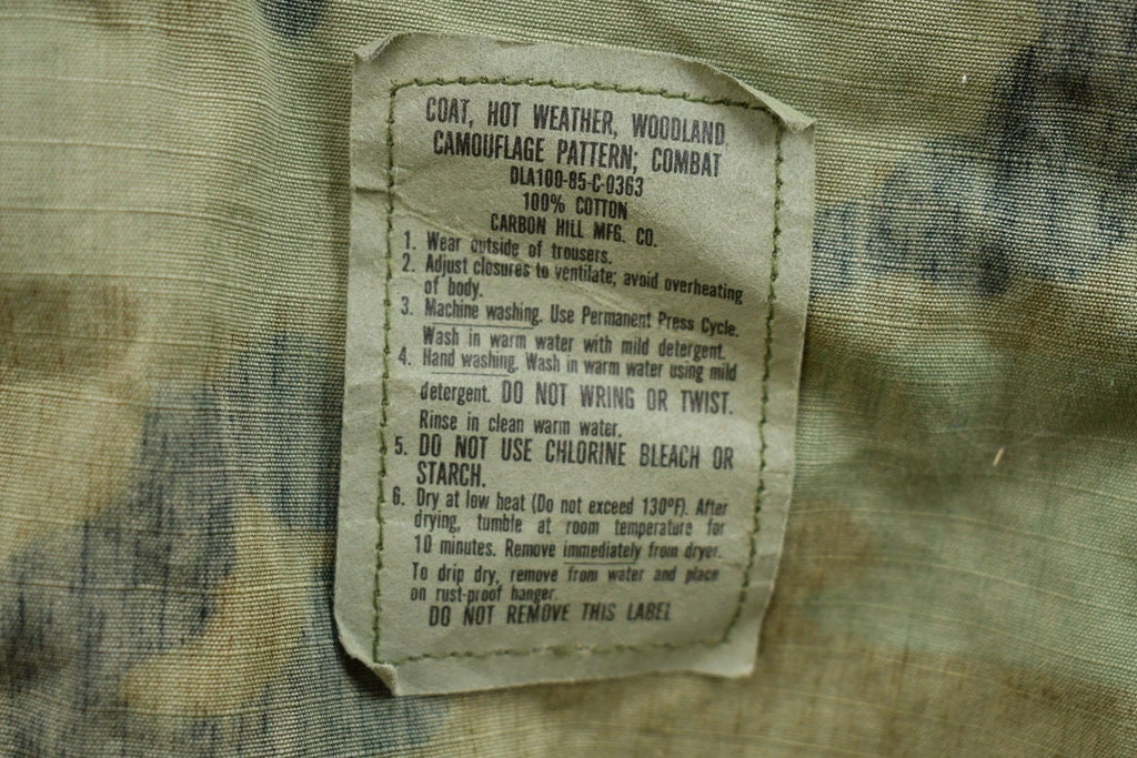 Vintage Military Button Up Shirt