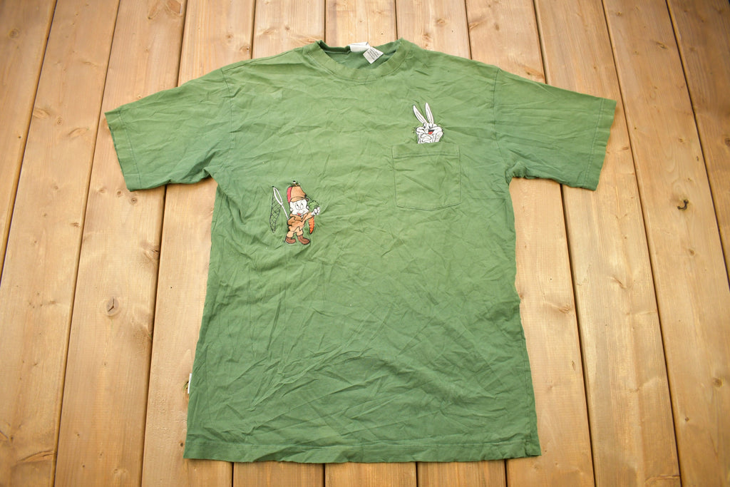 Vintage 1994 Bugs Bunny Looney Tunes Promo T-shirt Distressed Rare Vintage