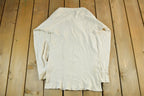 Vintage 1970s Greatland Thermal Waffle Knit Long Sleeve Adult M-L  70s Undershirt  Streetwear  Made In USA  Vintage Thermal Undershirt