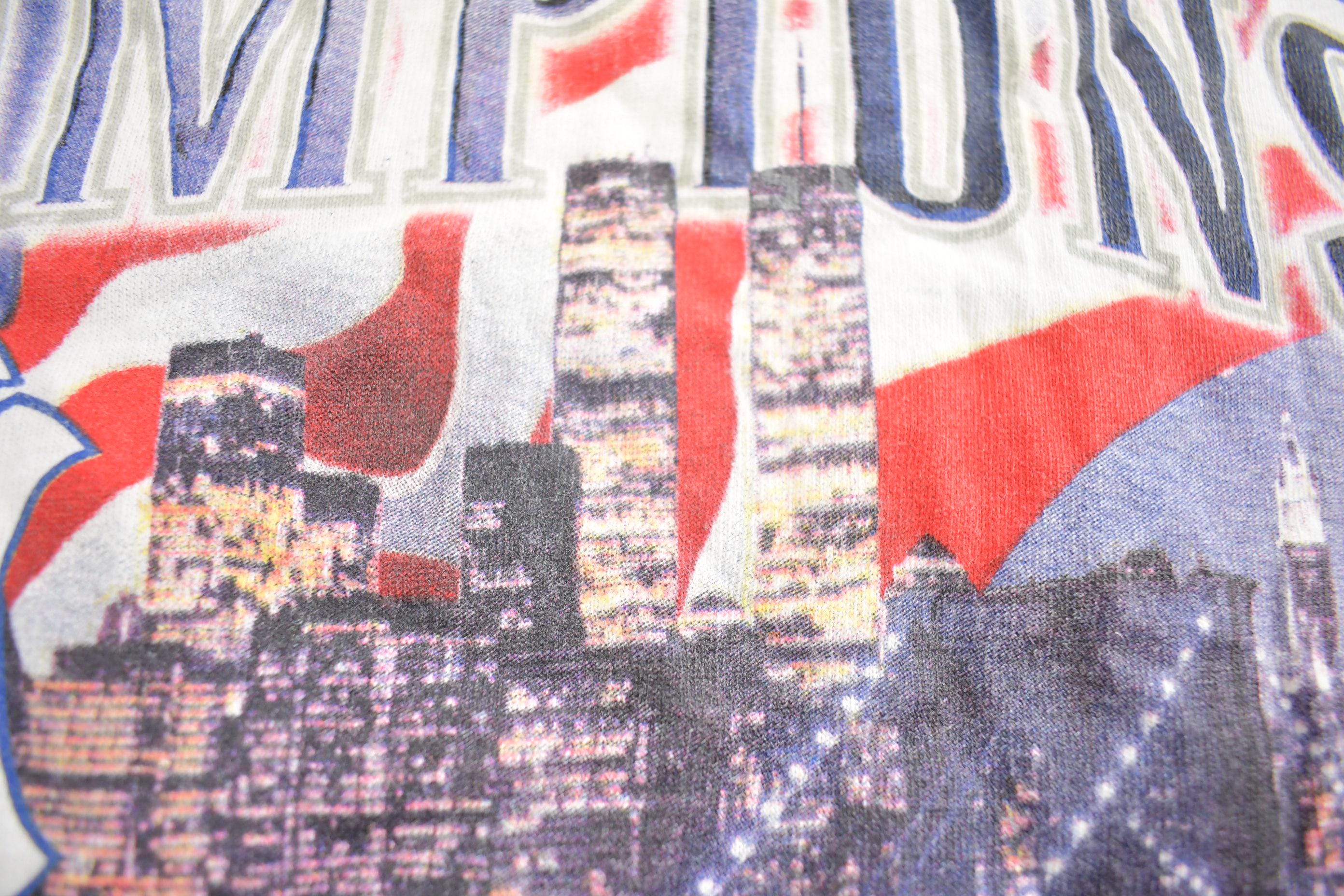 Vintage 1998 MLB Baseball New York Yankees World Series Starter Graphic T-Shirt Made In USA