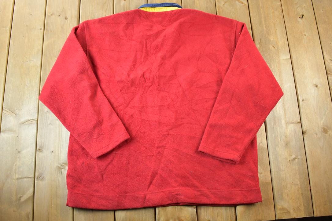 Vintage 1990s Tommy Hilfiger Fleece Outdoorsman Sweater