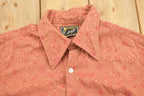 Vintage 1980s Marquis Joesph Patterned Button Up Shirt  1990s Button Up  Vintage Button Up  Funky Button Up  Floral Button Up