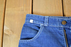 Vintage 1970s Weaver Denim Riveted Jeans Size 28 x 26 Made In USA