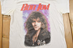 Vintage 1986 Bon Jovi Slippery When Wet Band T-shirt