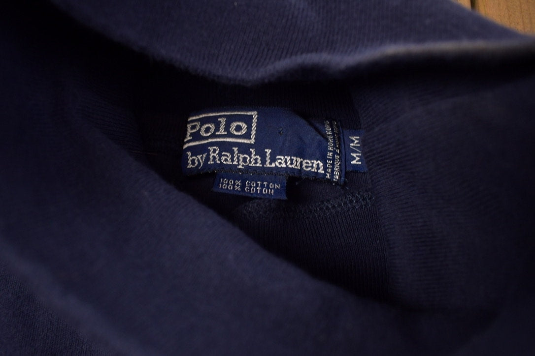 Vintage 1990s Polo By Ralph Lauren Knitted Crewneck Turtleneck