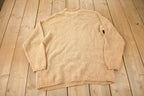 Vintage 1990s Gina Peters Abstract Patchwork Knit Crewneck Sweater