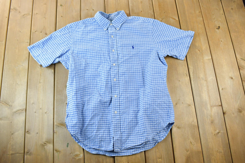 Vintage 90s Polo Ralph Lauren Plaid Button Up Shirt