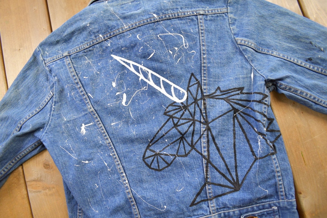 Vintage 1970s Wrangler Workwear Denim Jean Jacket