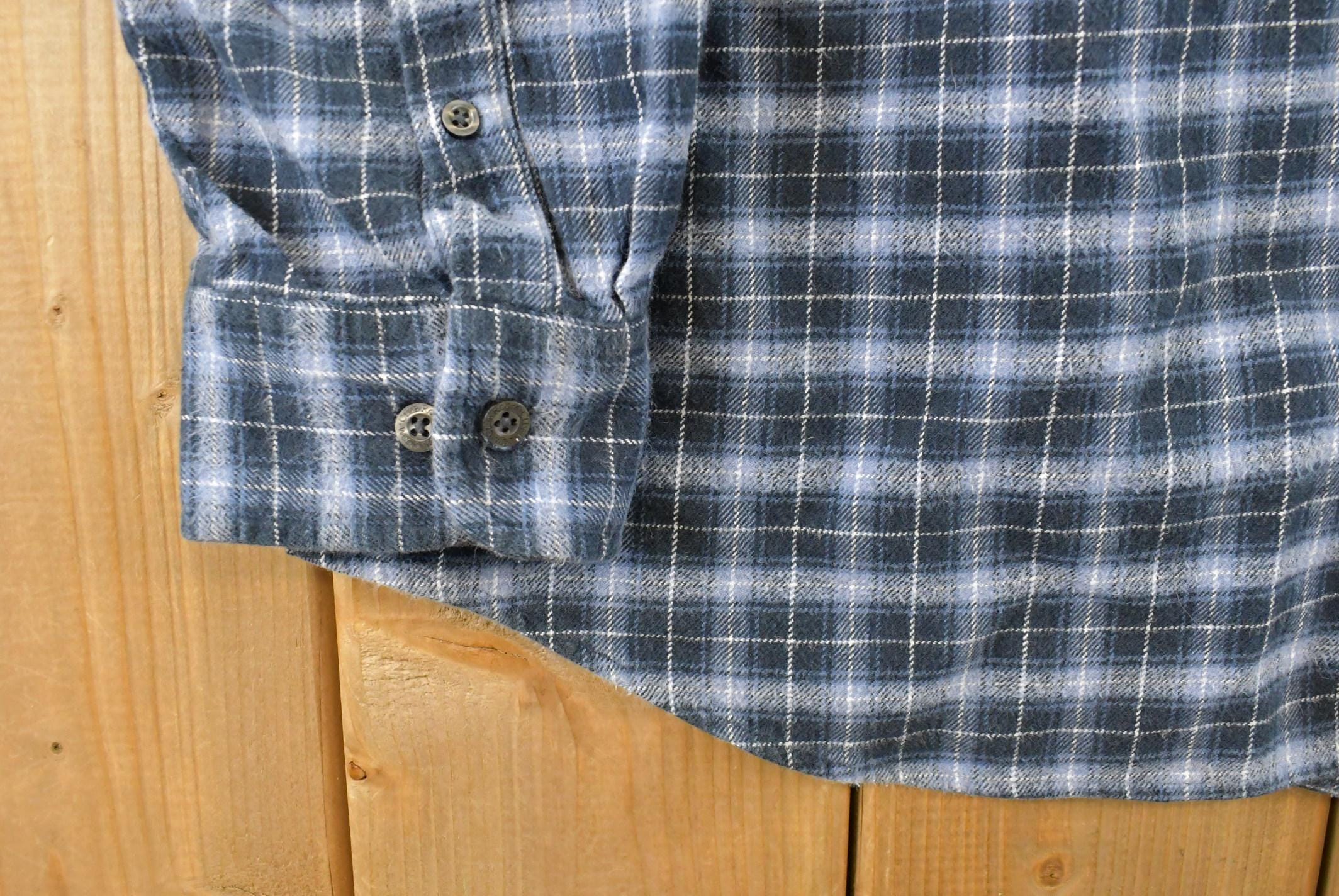 Vintage 1990s Club Room Plaid Flannel Shirt Men's 2XL